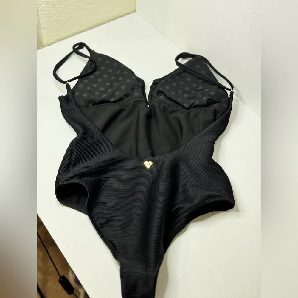 One Peice Swimsuit Black